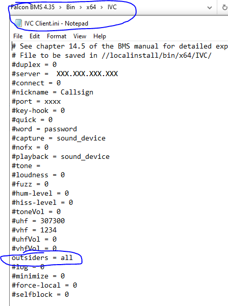 Introduction to BMS Multiplayer: Part 2 5 IVC Outsiders